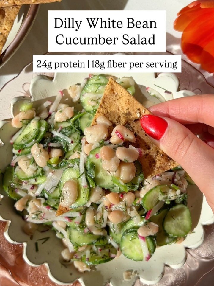 frommybowl 게시물 이미지: A fresh, herby bean salad that comes together...