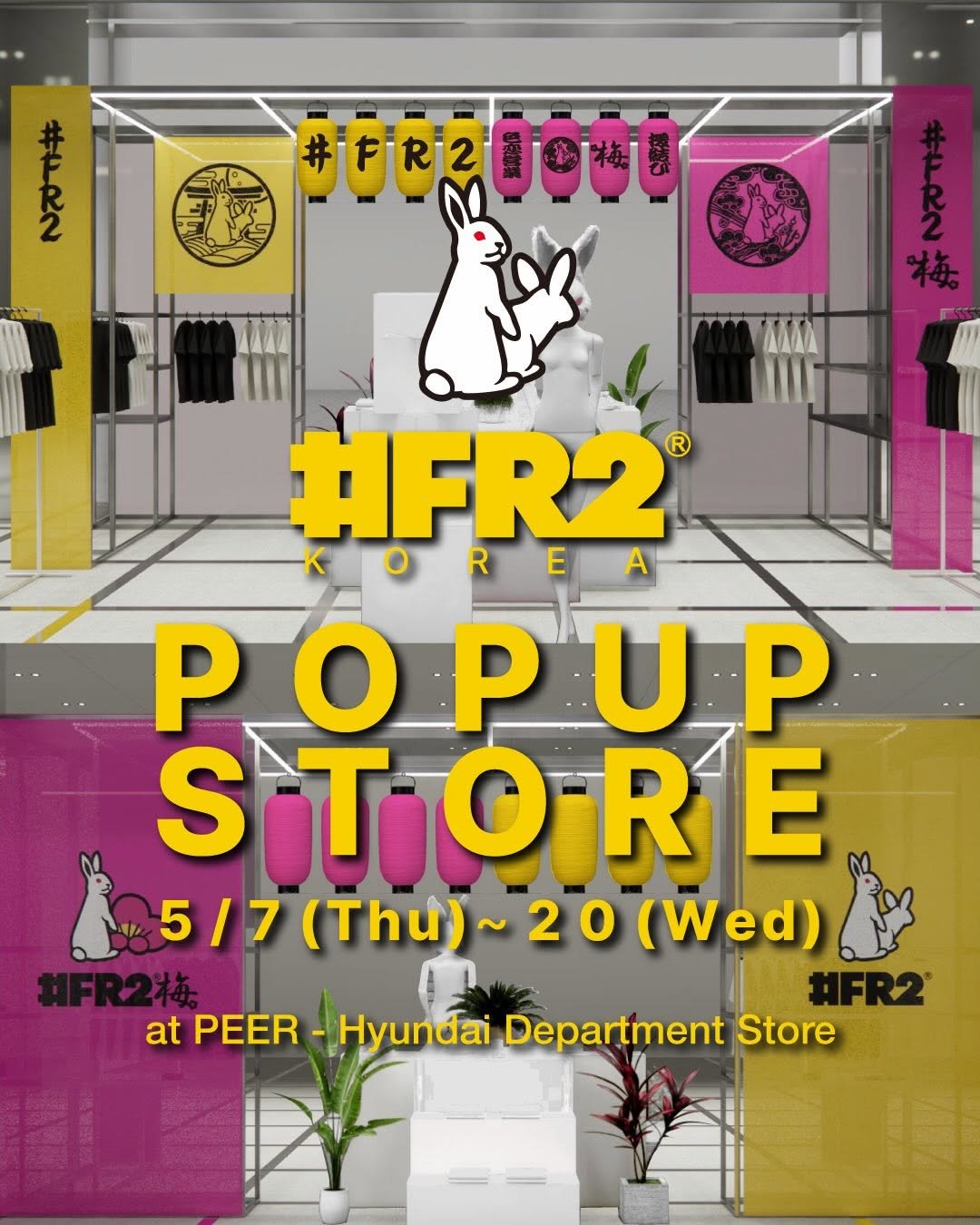 fxxkingrabbits 게시물 이미지: #FR2 KOREA POP UP STORE🐇🐇🔥

We’re opening a...