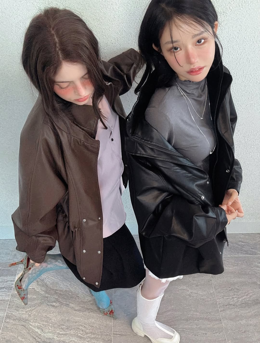 Photo by Jihye Seo on September 22, 2025. May be an image of 2 people, hair, duffle coat, raincoat, parka and text.