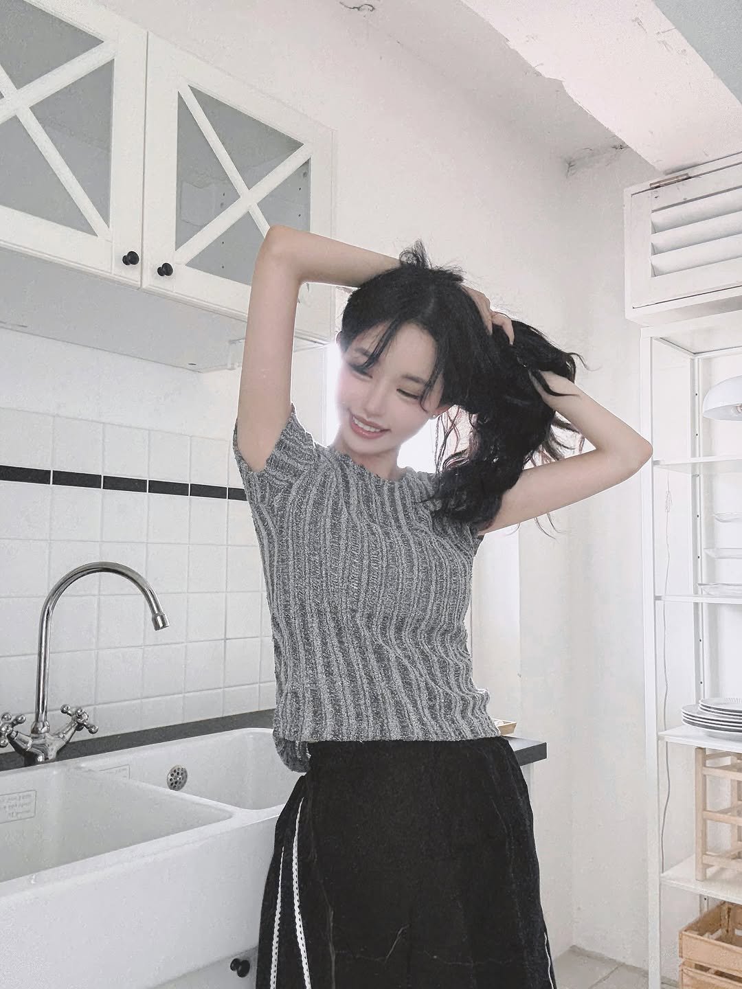 Photo by Jihye Seo on July 30, 2025. May be an image of 1 person, hair, top and text.