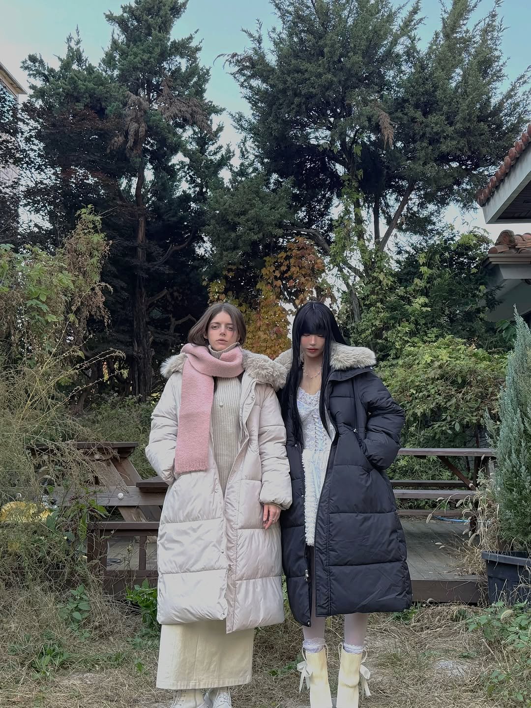 Photo by Jihye Seo on November 10, 2025. May be an image of duffle coat, overcoat, goosedown coat, sable coat, jacket, fleece, parka, snowsuit and text.