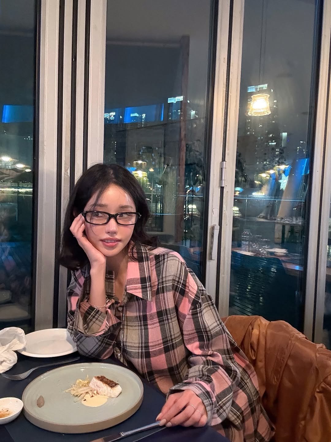 Photo by Jihye Seo on October 06, 2025. May be an image of 1 person, night and text.