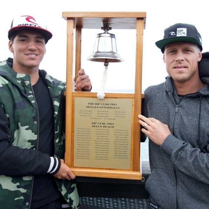 Photo by Gabriel Medina on December 31, 2025. May be an image of skateboard, hat and text.