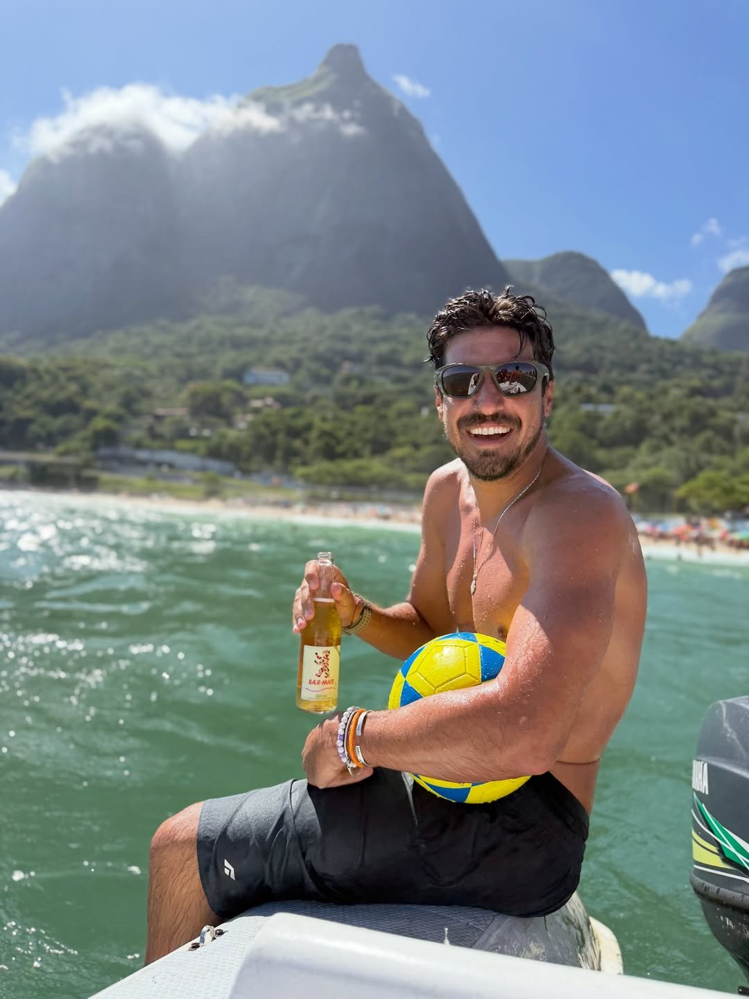 Photo shared by Gabriel Pastori on December 26, 2025 tagging @seaway, and @baermate. May be an image of boat, jet ski, beach and text.