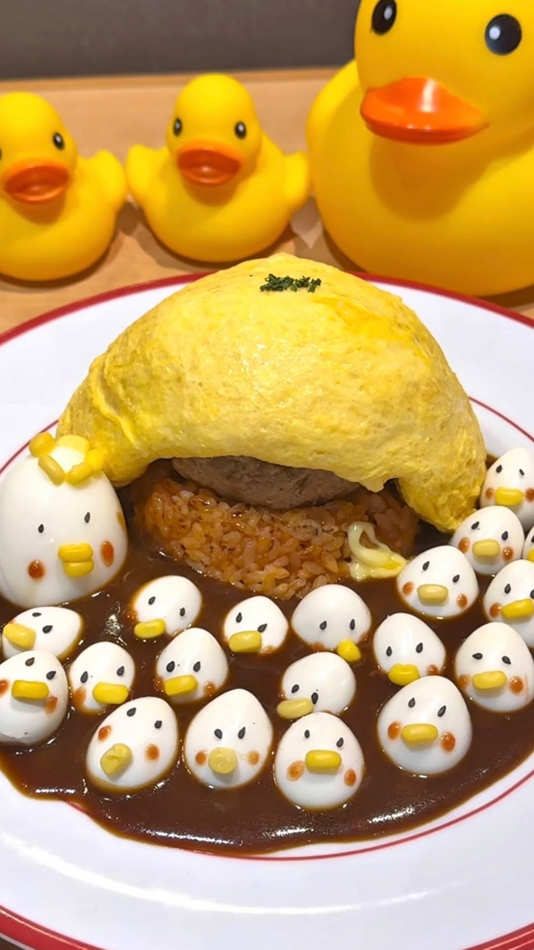 gacchi_gourmet 게시물 이미지: 【可愛すぎて食べられない絶品ハンバーグオムライス🐣】

名古屋円頓寺商店街近くにある『創作料理...