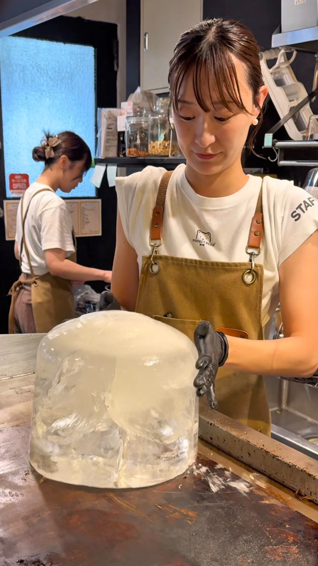 gacchi_gourmet 게시물 이미지: 【デカ氷でピッカピカに磨いた鉄板で焼く
明太卵焼き🤤】

東京・門前仲町にある『Perfect...