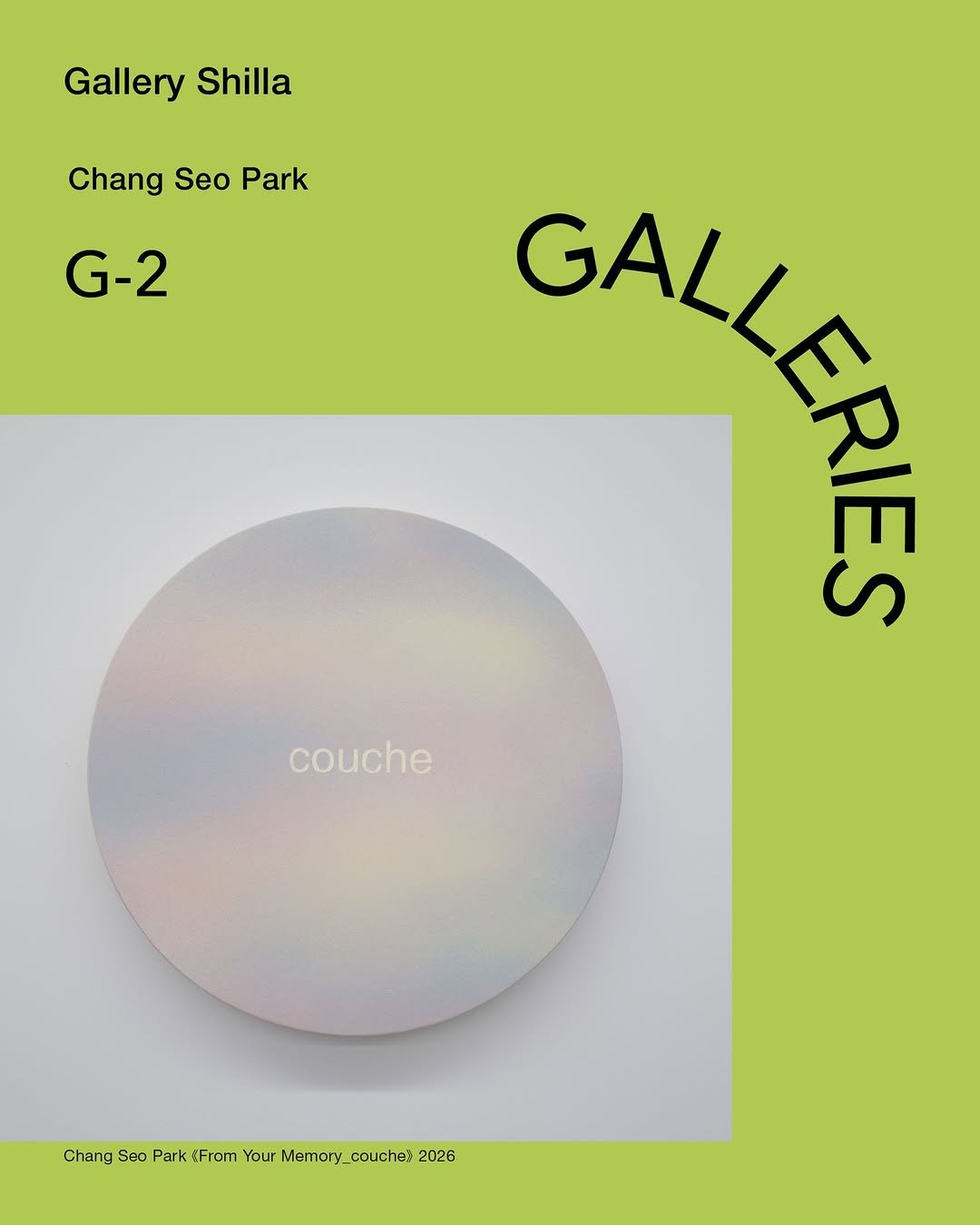 Photo shared by ART OSAKA｜アート大阪 on March 28, 2026 tagging @galleryshilla. May be a graphic of poster and text.