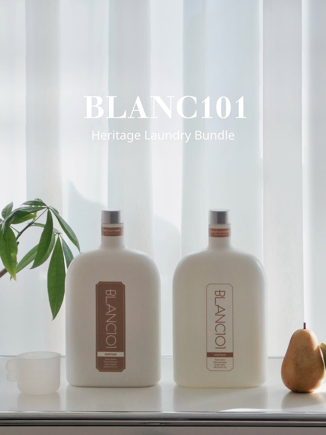 Photo shared by 감자하우스 | 집꾸미기 | 홈스타일링 | 육아•살림 on September 28, 2025 tagging @blanc_101. May be an image of hair product, fragrance, bottle, perfume, hand cream, lotion and text.