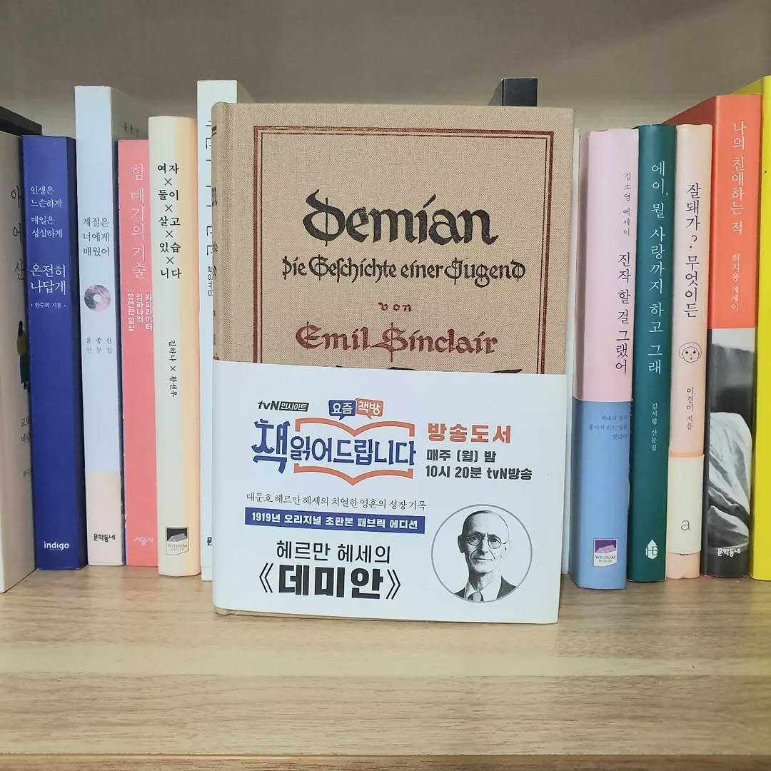 gamseong_ingan_bookreview 게시물 이미지: <데미안> 서평📚
평점 ★★☆☆☆ 2.5
"뭘 말하려는 걸까."
저자: 헤르만...