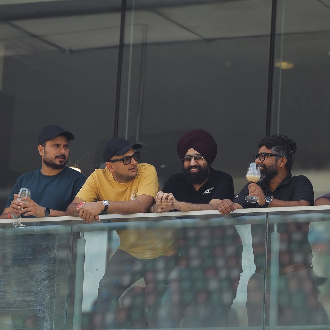 Photo shared by Gagan Choudhary on September 07, 2025 tagging @lalitrana.17, @autoyogi, and @ashwinder6247. May be an image of 5 people, beard, people standing, turban and text.