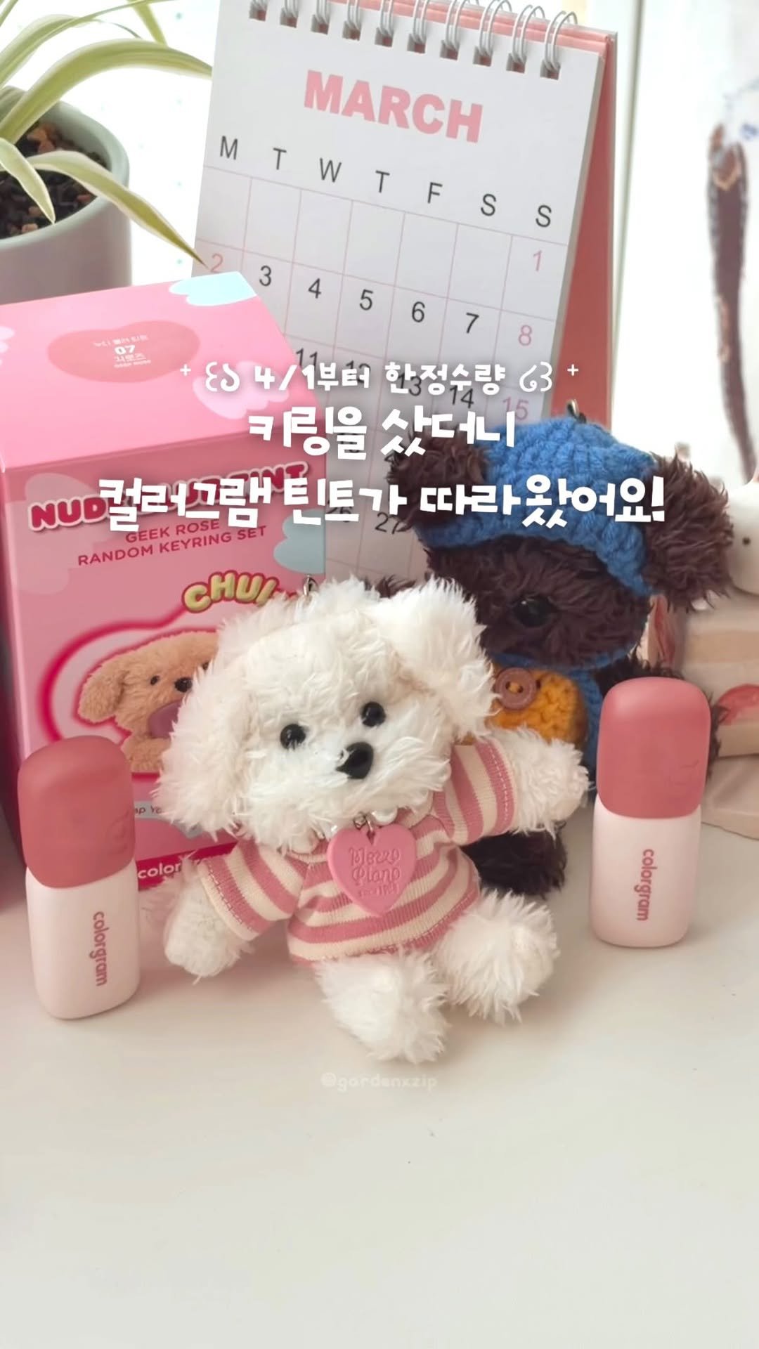 gardenxzip 게시물 이미지: #광고 컬러그램 가나디 철이 랜덤 키링 기획 세트🐶

대존귀 랜덤깡이 세상에...