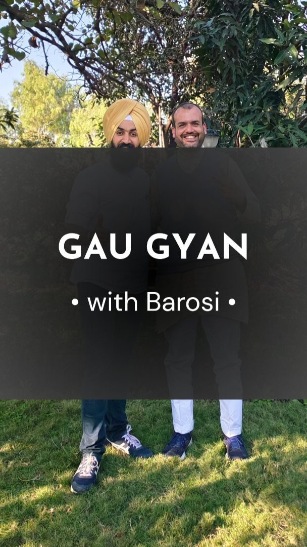 gau.organics 게시물 이미지: Sharing our Gau Gyan with Durlabh Rawat ji...