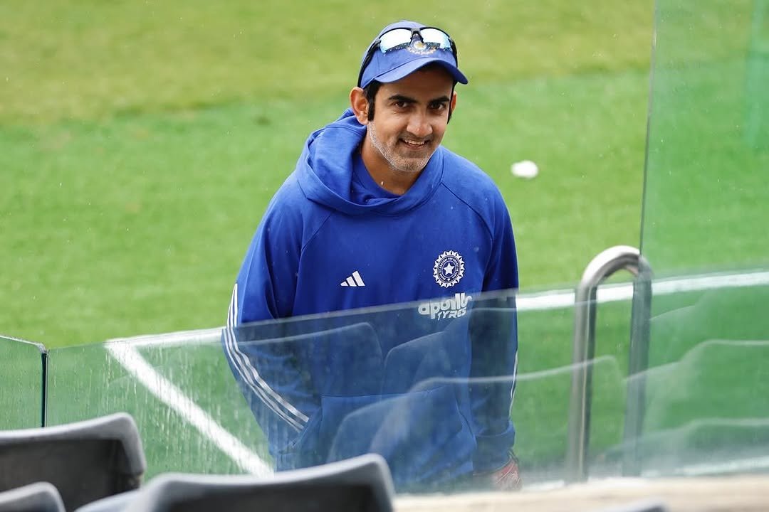 Photo by Gautam on October 27, 2025. May be an image of tennis, soccer, football, cricket, sports equipment, stadium and text.