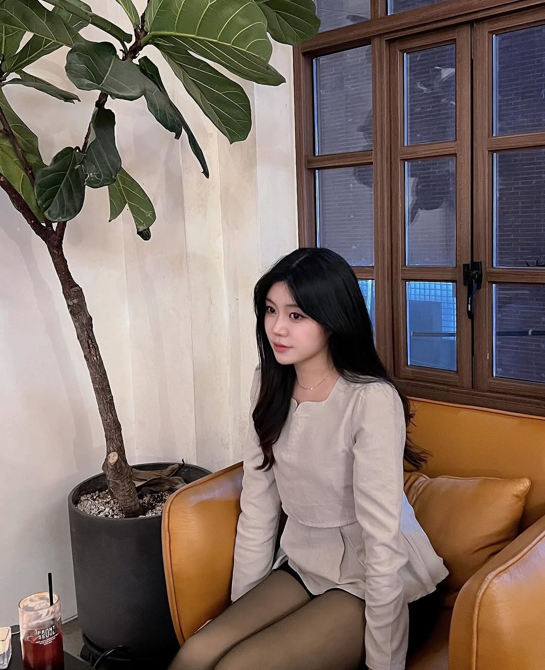 Photo shared by 가영 on February 03, 2026 tagging @ririnco_official. May be an image of blazer and text.