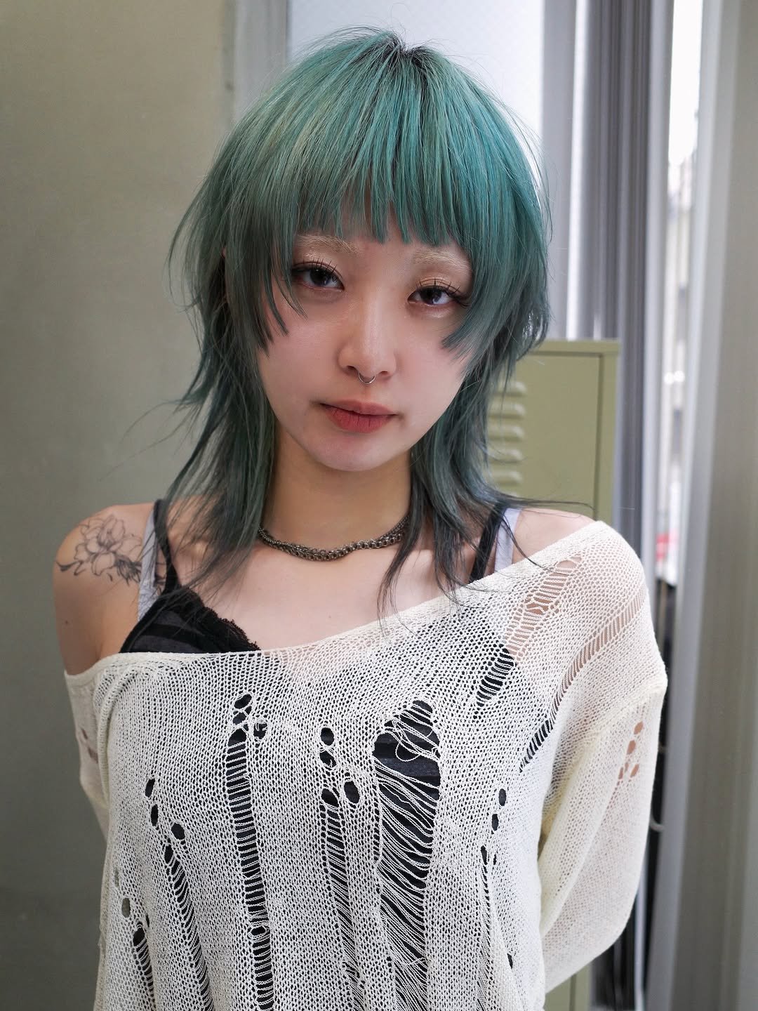 geeks_tomo 게시물 이미지: ブルーで作るミント🩵🍵
顔まわりにステップいれつつ、しはるちゃんおかえりカラー🇬🇧
.
.
....