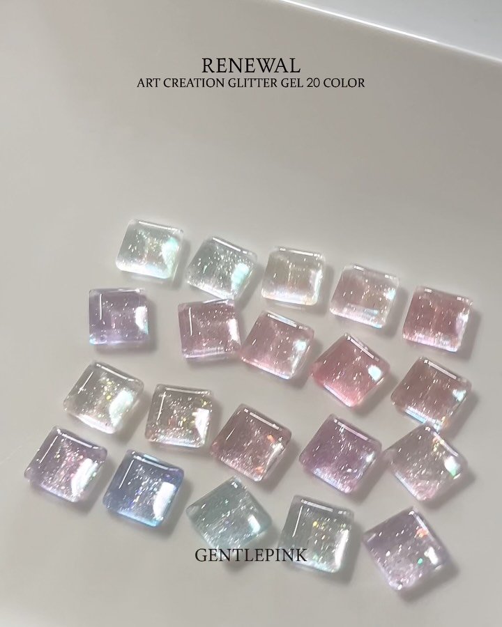 gentlepink_official 게시물 이미지: GENTLEPINK Art Creation Glitter Gel 20 COLOR...