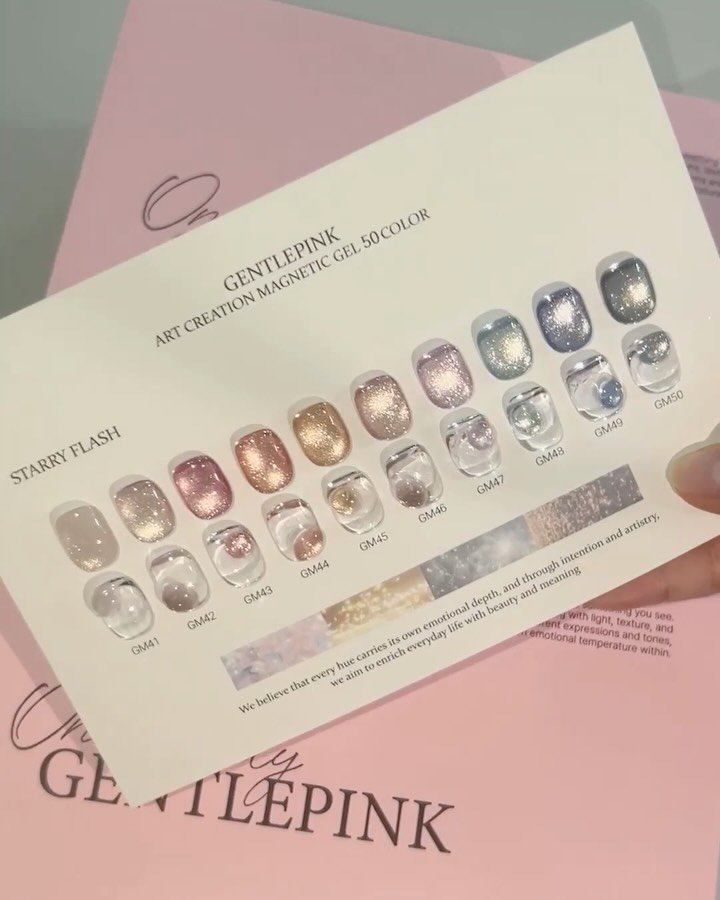gentlepink_official 게시물 이미지: GENTLEPINK Art Creation Magnetic Gel 50 COLOR...