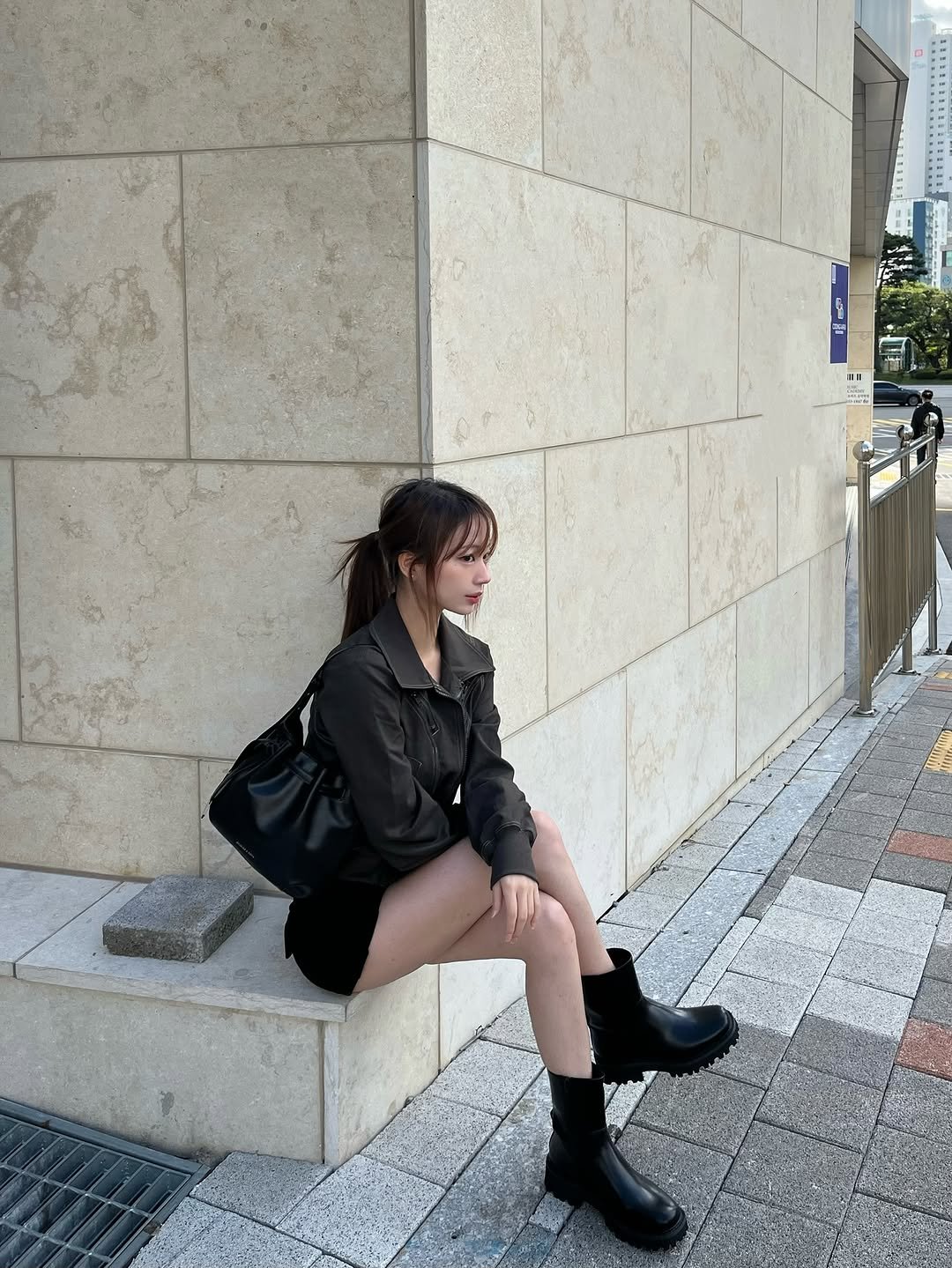 Photo shared by 은진 on October 24, 2025 tagging @charleskeith_kr. May be an image of boots and text.