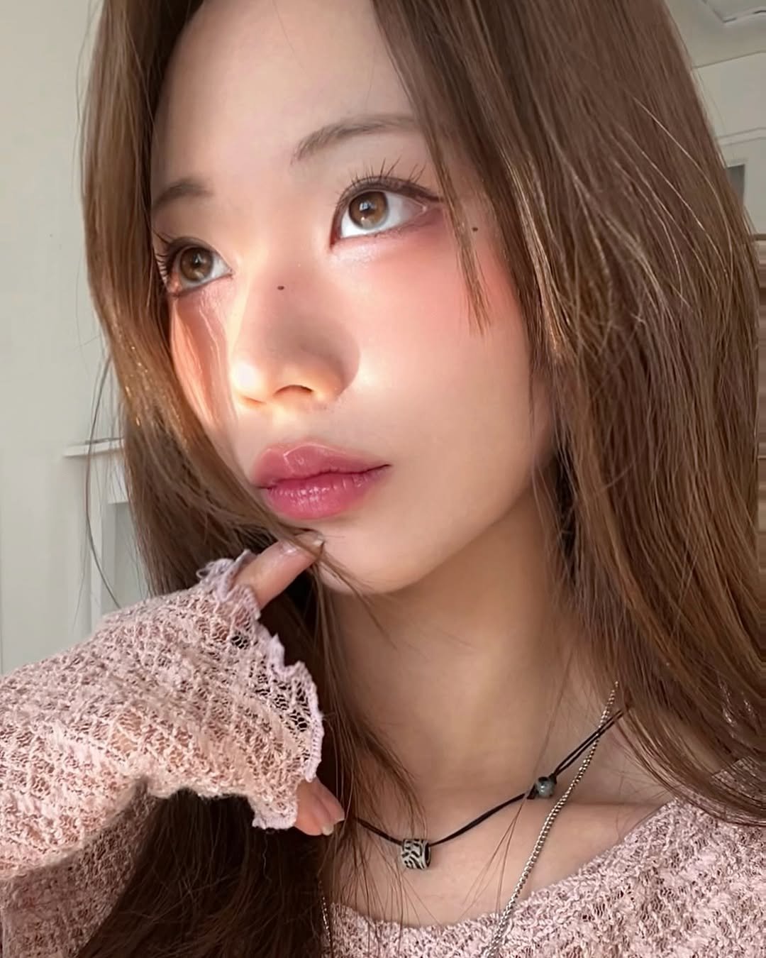 Photo shared by 은진 on January 30, 2026 tagging @3ce_official. May be a selfie of one or more people, eyeliner, makeup, hair and text.