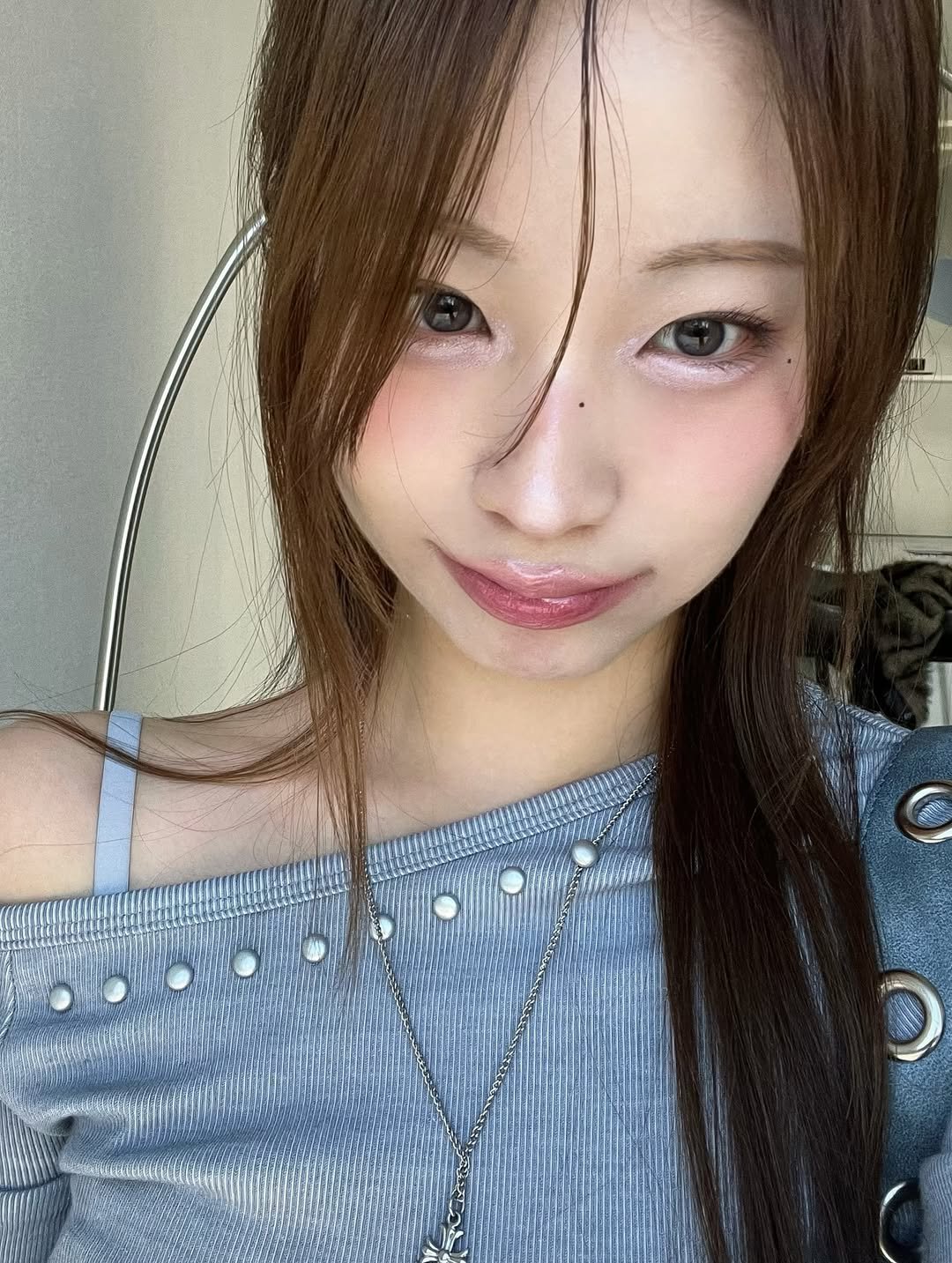 Photo shared by 은진 on February 13, 2026 tagging @3ce_official. May be a selfie of one or more people, hair and text.