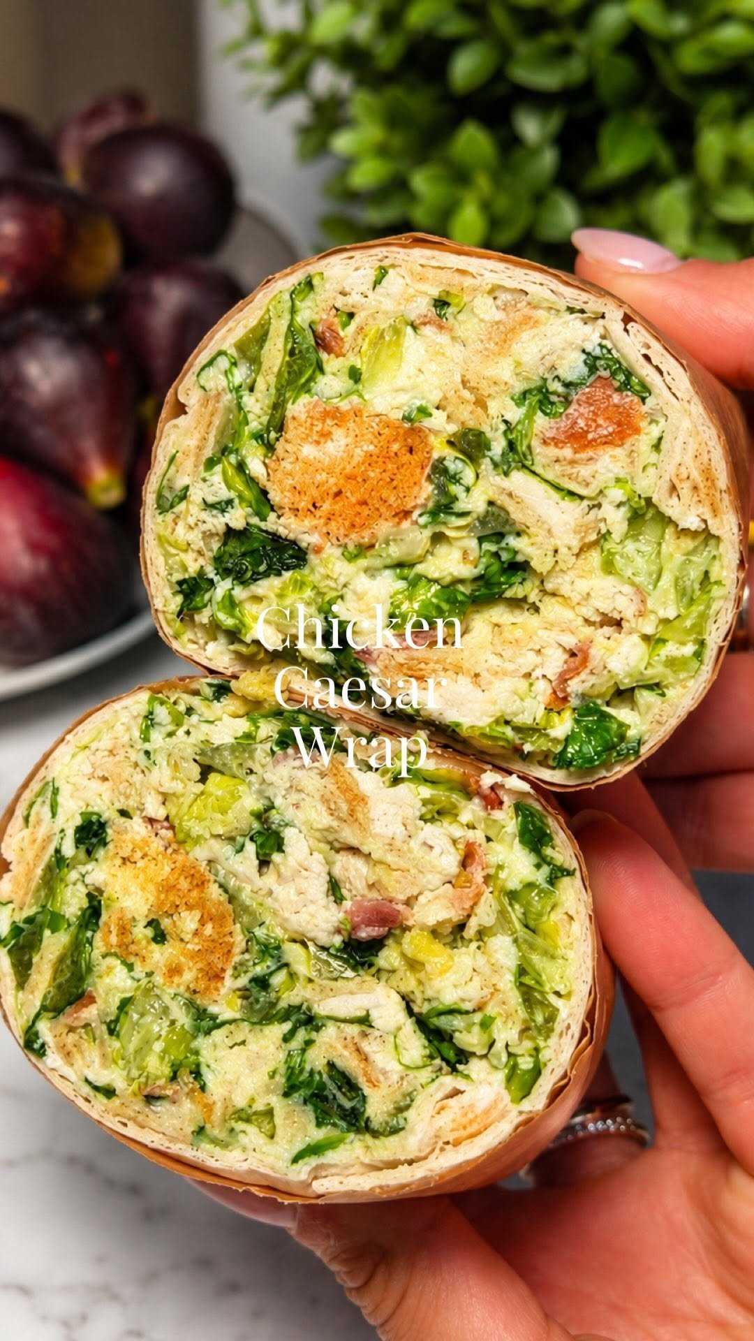 georgiamaysalamat 게시물 이미지: Spicy Chicken Caesar Wrap 

- 2.5 heaped tbsp...
