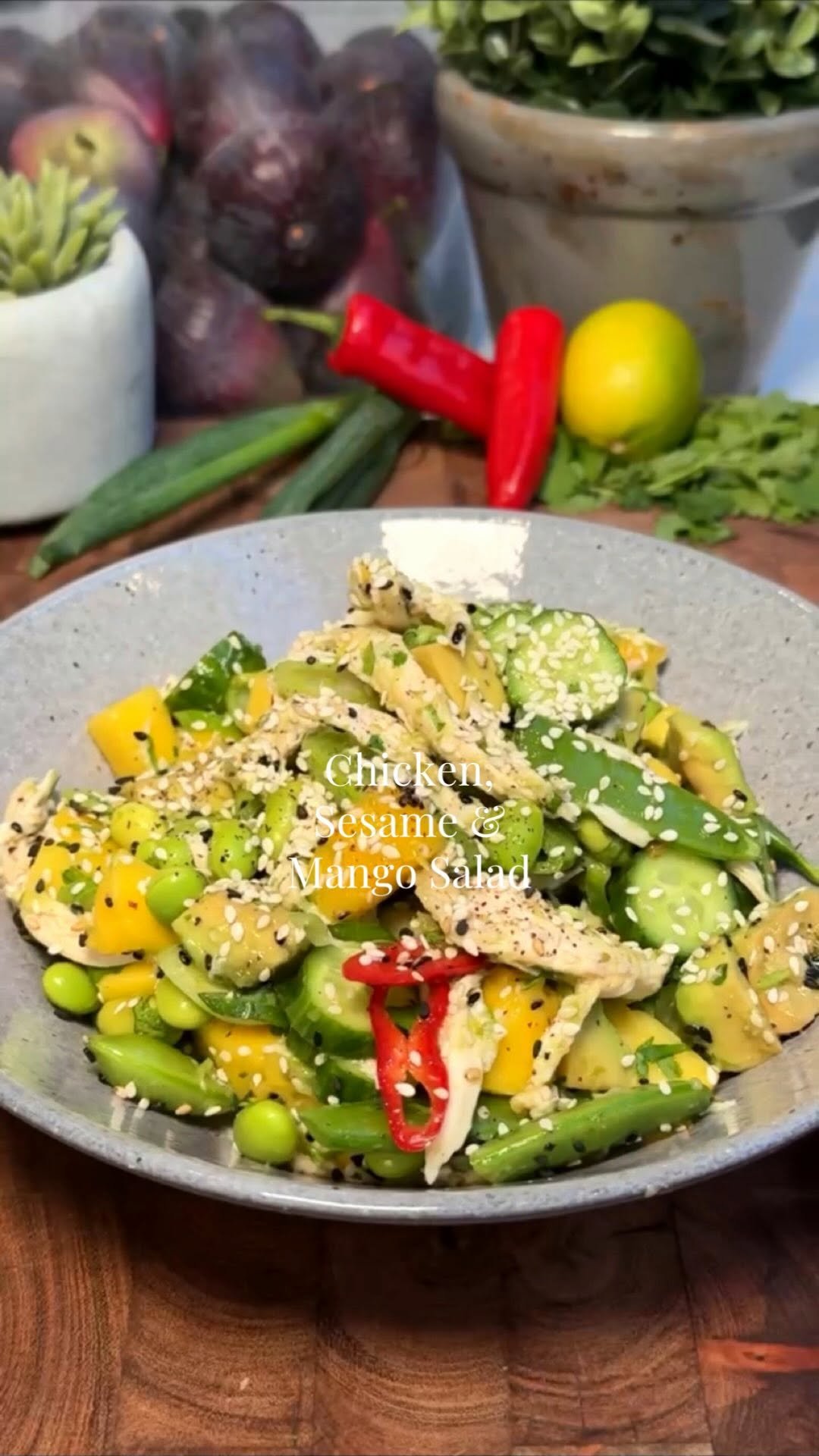 georgiamaysalamat 게시물 이미지: Sesame Chicken & Mango Salad 

A salad perfect...