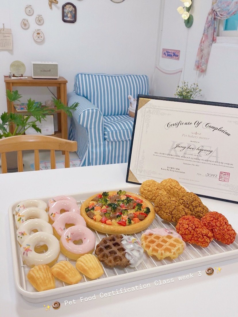 Photo by 금동네 사랑방 │ 펫푸드 전문가 금동쌤👩🏻‍🍳 │ 잠실 강아지 수제간식 공방 │ 𝐒𝐢𝐧𝐜𝐞 𝟐𝟎𝟐𝟏 on September 24, 2025. May be an image of turnover, eclair, fritter and text.