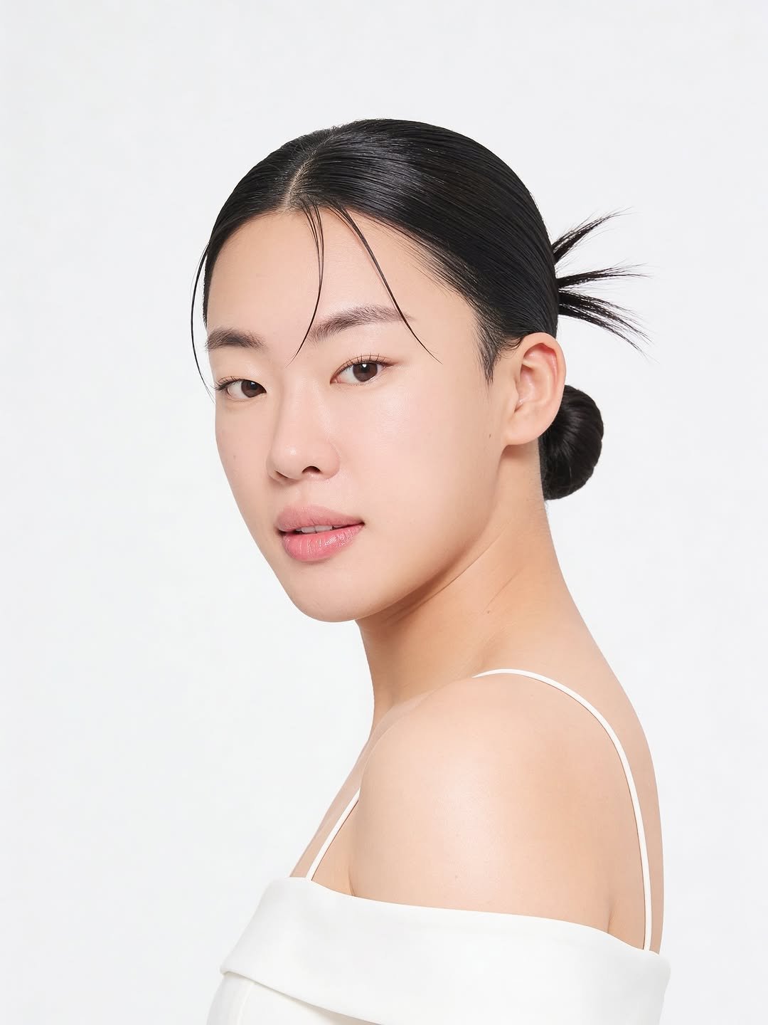 Photo shared by 군군이 on February 19, 2026 tagging @snow_kr_official. May be an image of one or more people, braids, makeup and text.