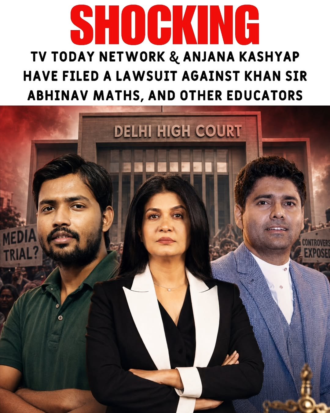 ghantaa 게시물 이미지: TV Today Network and anchor Anjana Om Kashyap...