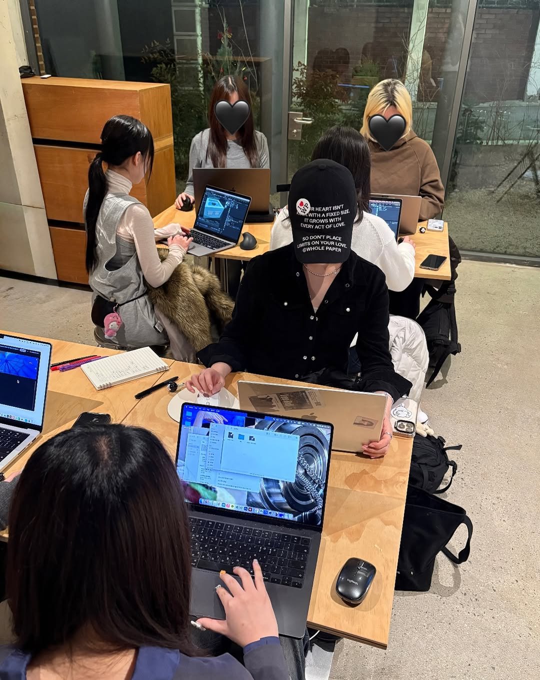 Photo by Gizmo on January 12, 2026. May be an image of studying, table, face mask, screen, tablet, laptop, office and text.