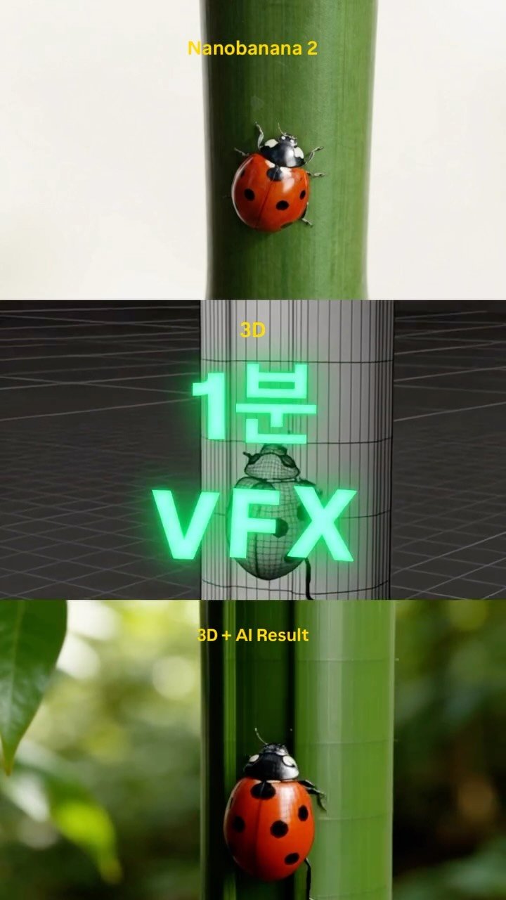 gizmo_kr_ 게시물 이미지: 1분 VFX🐞🎋 *영상 끝에 사이트 이름 나옵니다.
Stay tuned 'til...