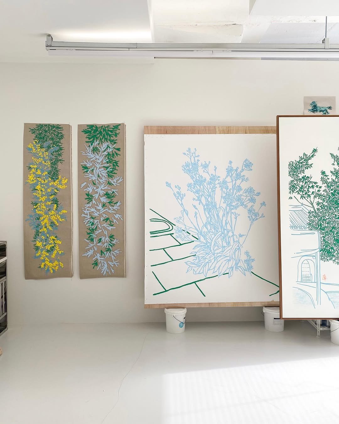 gjdrawing 게시물 이미지: 미모사, 들꽃 드로잉🌼🌱
Acrylic & oil stick