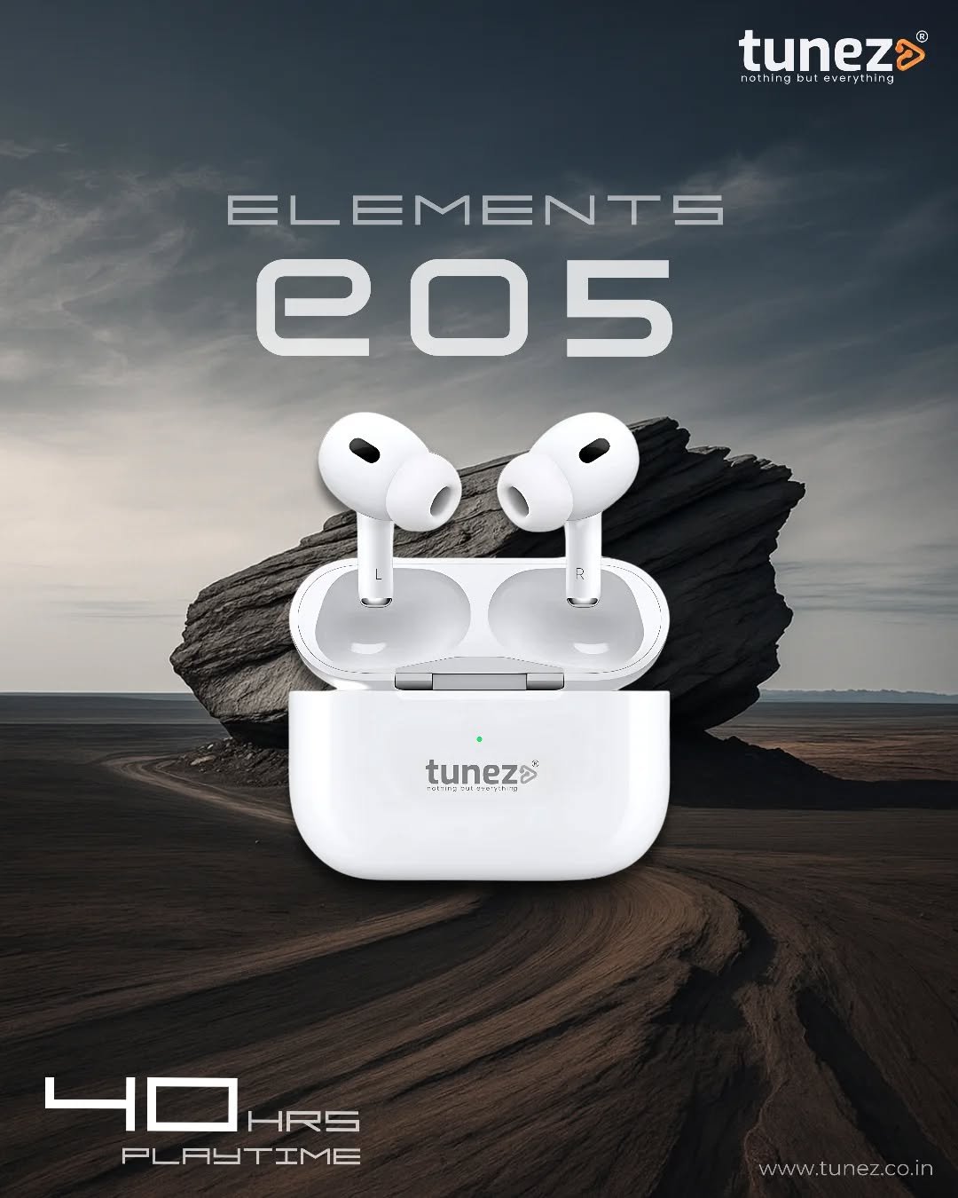 Photo by Tunez on August 28, 2025. May be an image of text that says 'tuneza nathing nathingBLteverytning nathingut gbuteverytning Du very verytning ing 10 ELEMENTS e05 من tuneza שרשיוה 8적 Cuitana 4D HRS PLAYTIME www.tunez.co.in'.