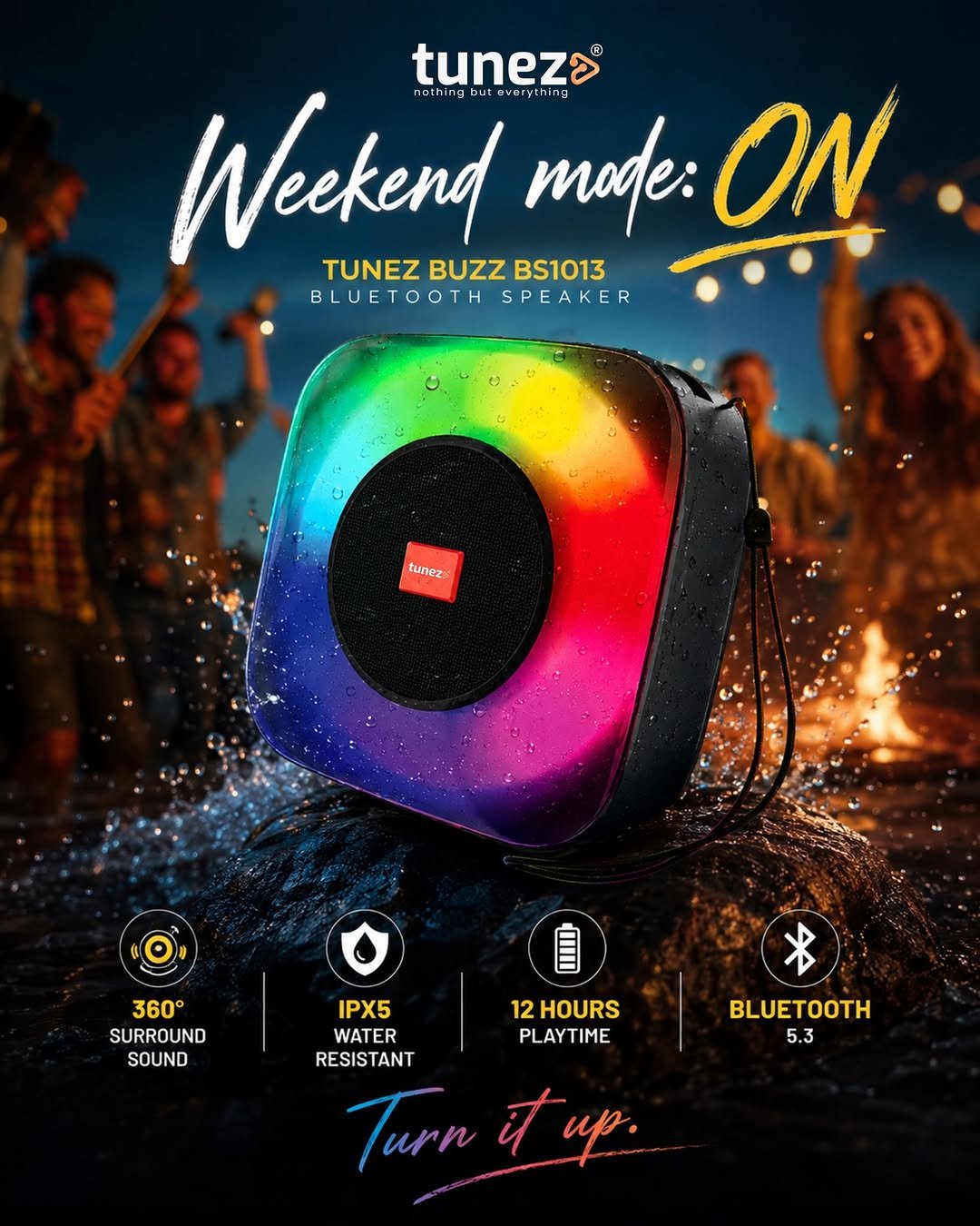 go_tunez 게시물 이미지: The Tunez Buzz BS1213 Bluetooth Speaker was...
