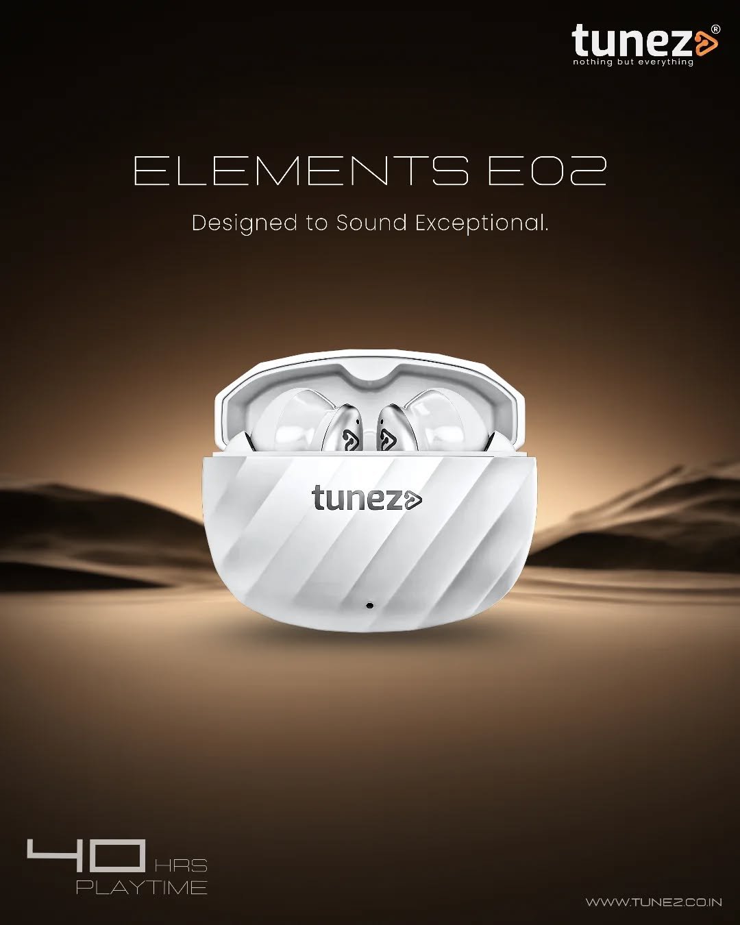 Photo by Tunez in Bengaluru,Karnataka. May be an image of speaker, subwoofer, thermostat, stereo and text that says 'tuneza ® nathing butnunry nathingbulunrything hing ELEMENTS E02 Designed DesignedtoSoundExceptional. to Sound Exceptional. tuneza PLAYTIME WWW.TUNEZCO.IN'.