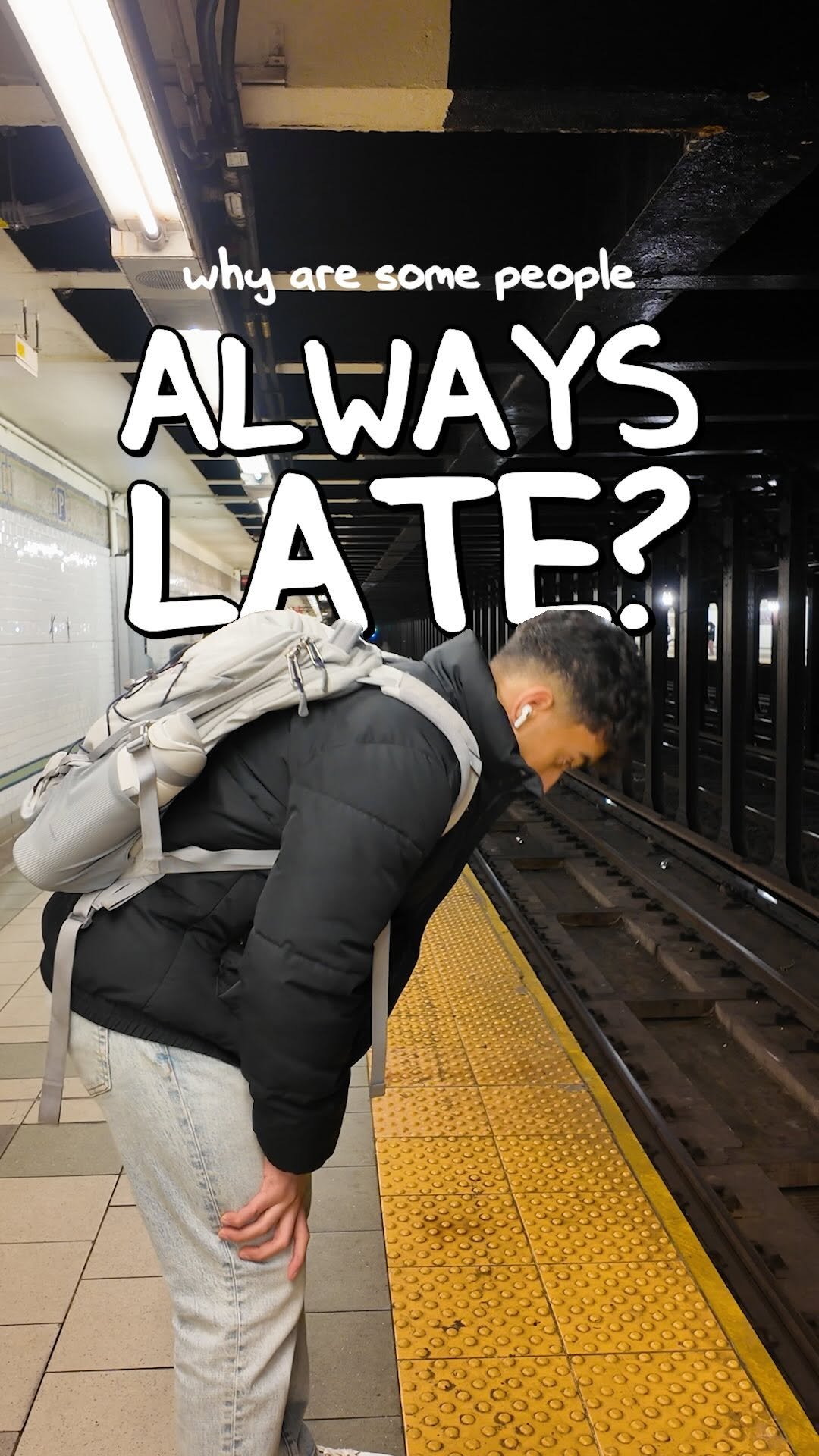 goharsguide 게시물 이미지: why are some people ALWAYS late? ⏰ (college...
