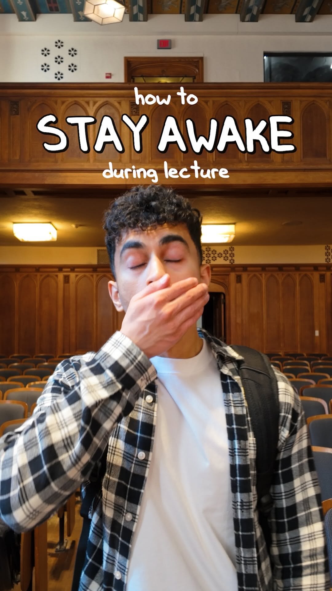 goharsguide 게시물 이미지: how to stay awake during lecture 😴 (college...