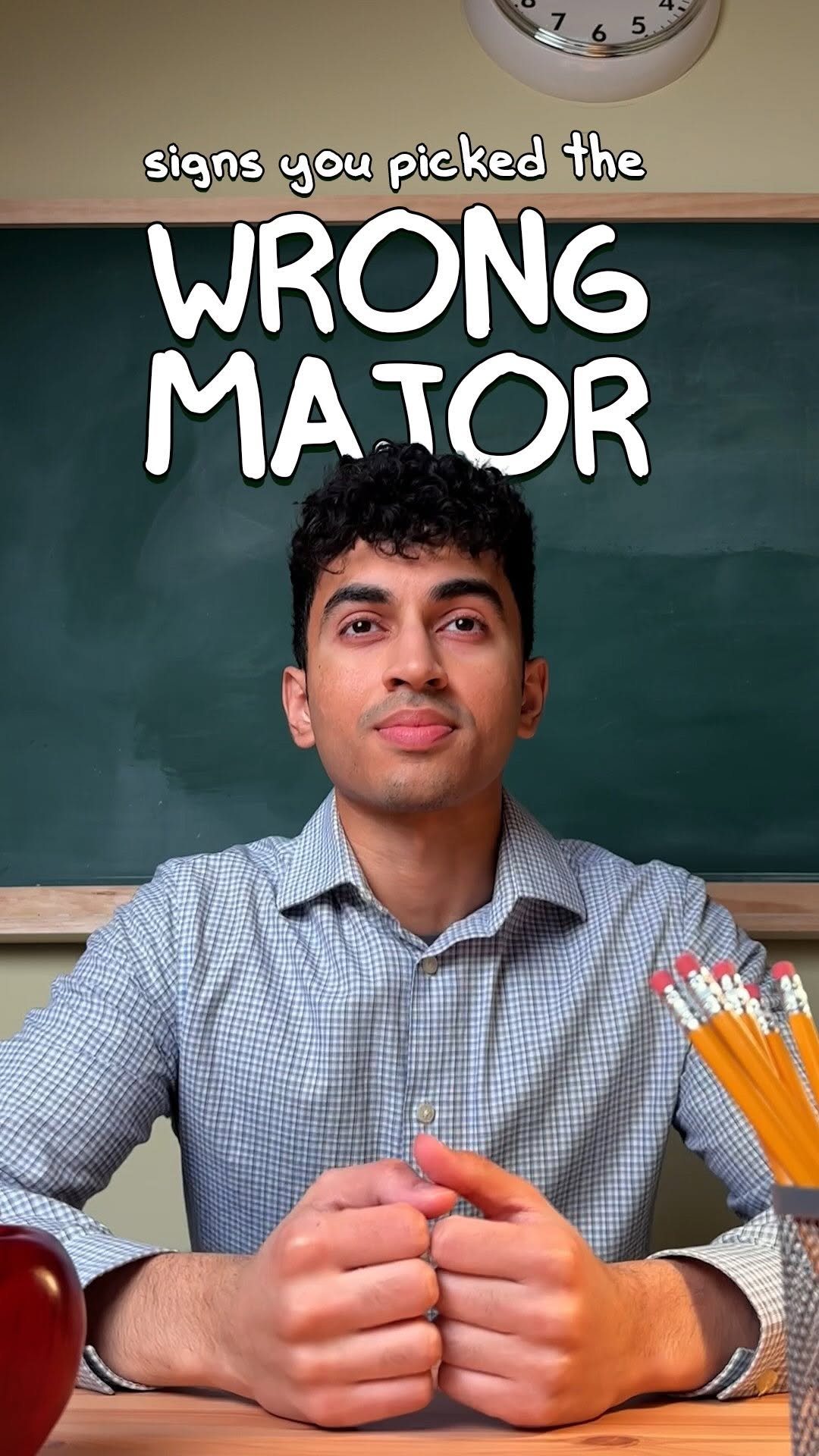 goharsguide 게시물 이미지: signs you picked the wrong major 😬 (college...