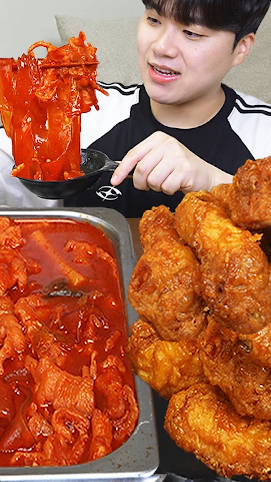 gongsam_table 게시물 이미지: Chicken Feet Mukbang!!!🔥
.
#spicy #chickenfeet...