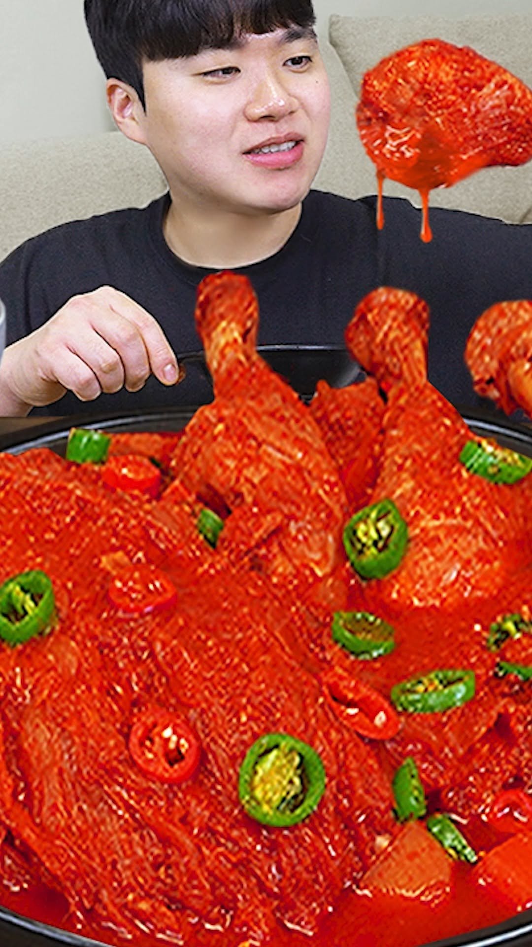 gongsam_table 게시물 이미지: Spicy Braised Chicken Mukbang!!! 🍚🔥
.
#food...