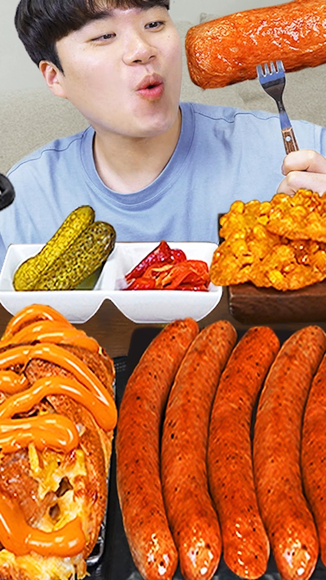 gongsam_table 게시물 이미지: Sausages & Hot Dog Mukbang!!! 🌭
.
#food...