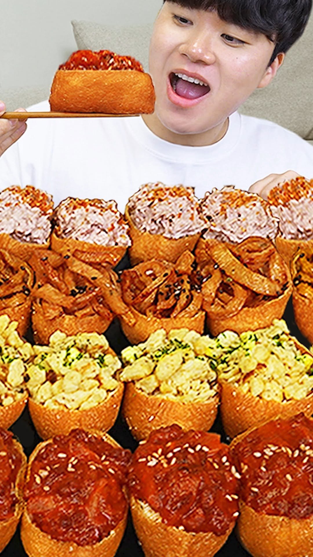 gongsam_table 게시물 이미지: Ramyeon & Fried Tofu Rice Balls Mukbang!!!...