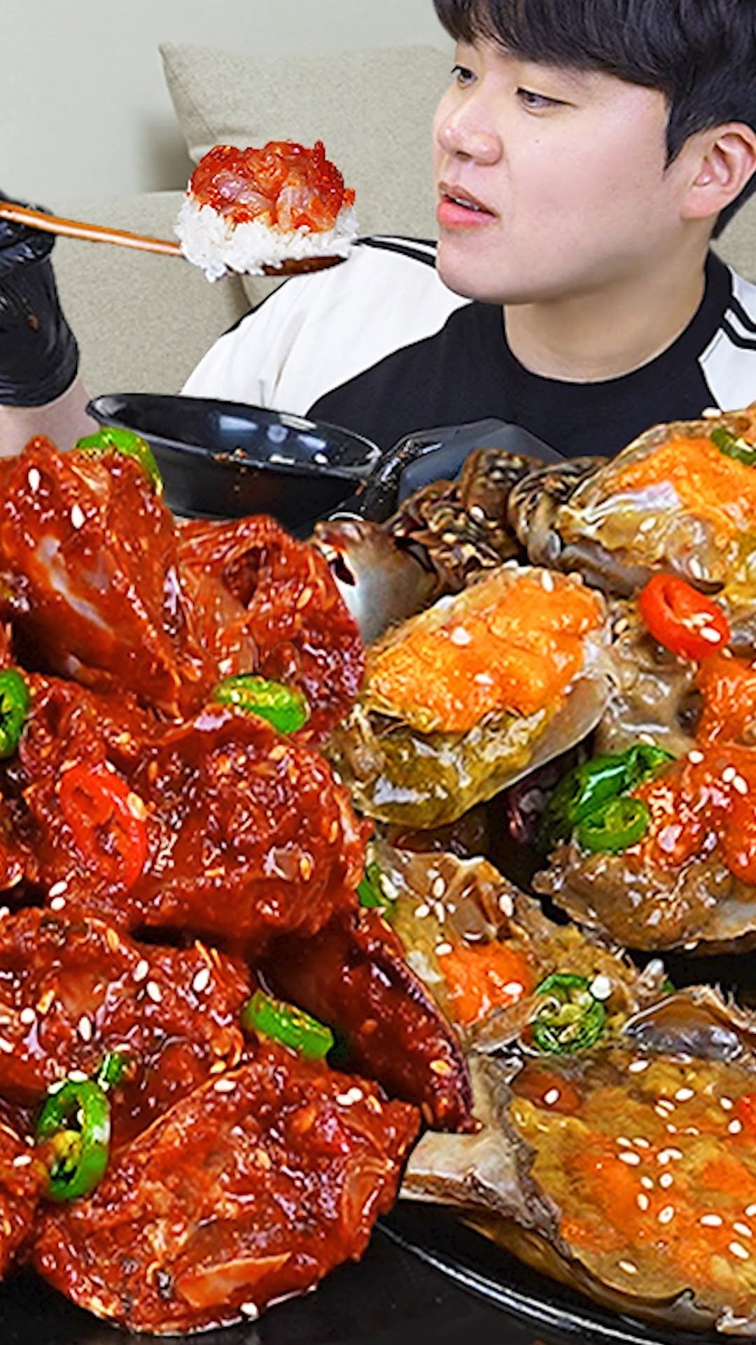 gongsam_table 게시물 이미지: Marinated Crab Mukbang!!!🦀
.
#food #koreanfood...