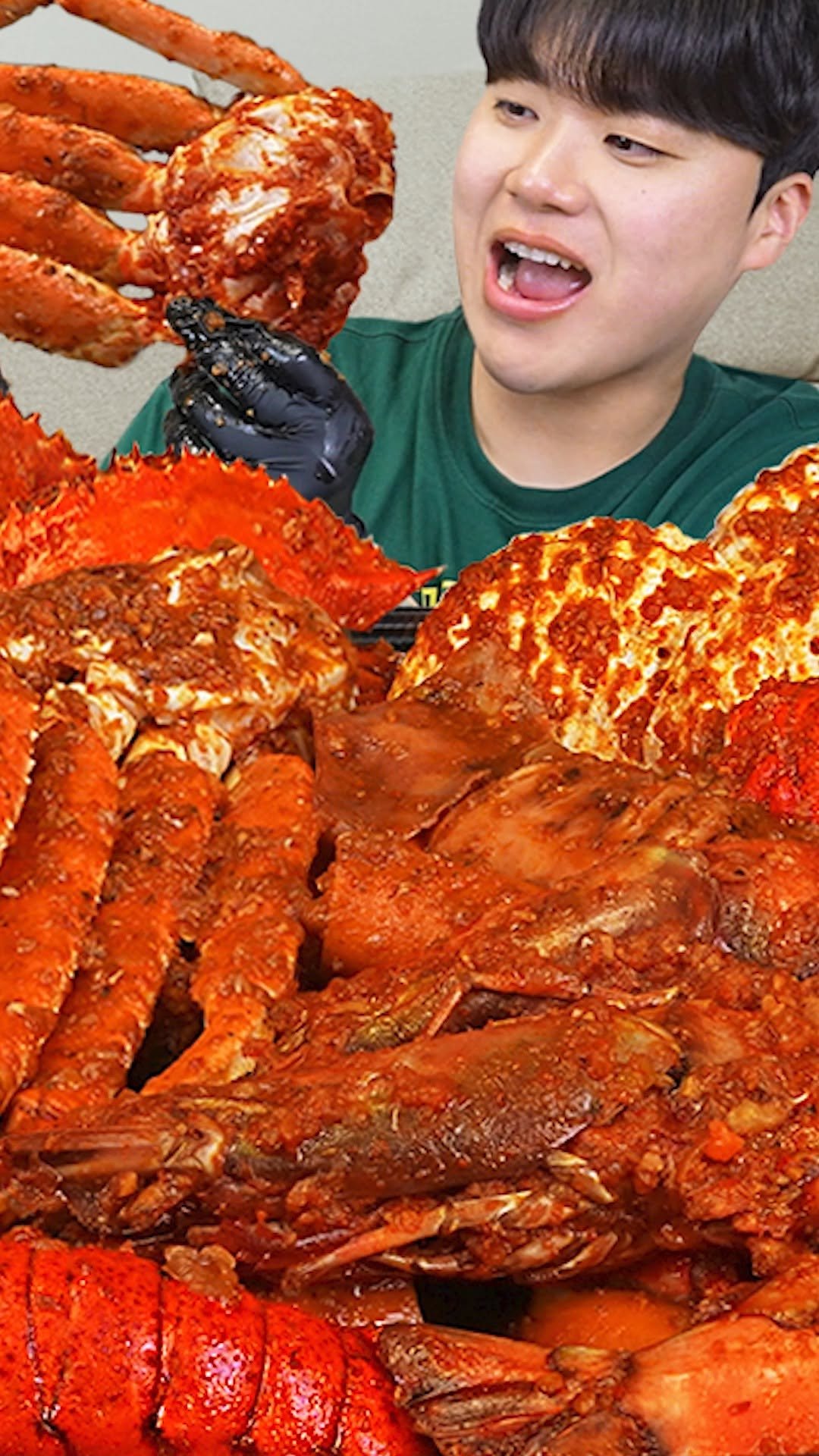 gongsam_table 게시물 이미지: Boiling Seafood Mukbang🦀🦐 
.
#boilingseafood...