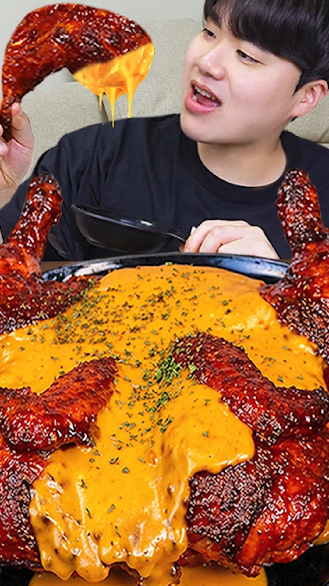 gongsam_table 게시물 이미지: Cheese Chicken Mukbang!!!🧀🍗
.
#cheese #chicken...