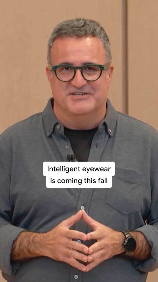 google 게시물 이미지: The future of intelligent eyewear is coming...