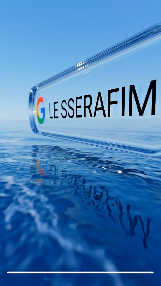 google 게시물 이미지: You have 1 unread message from @le_sserafim!...