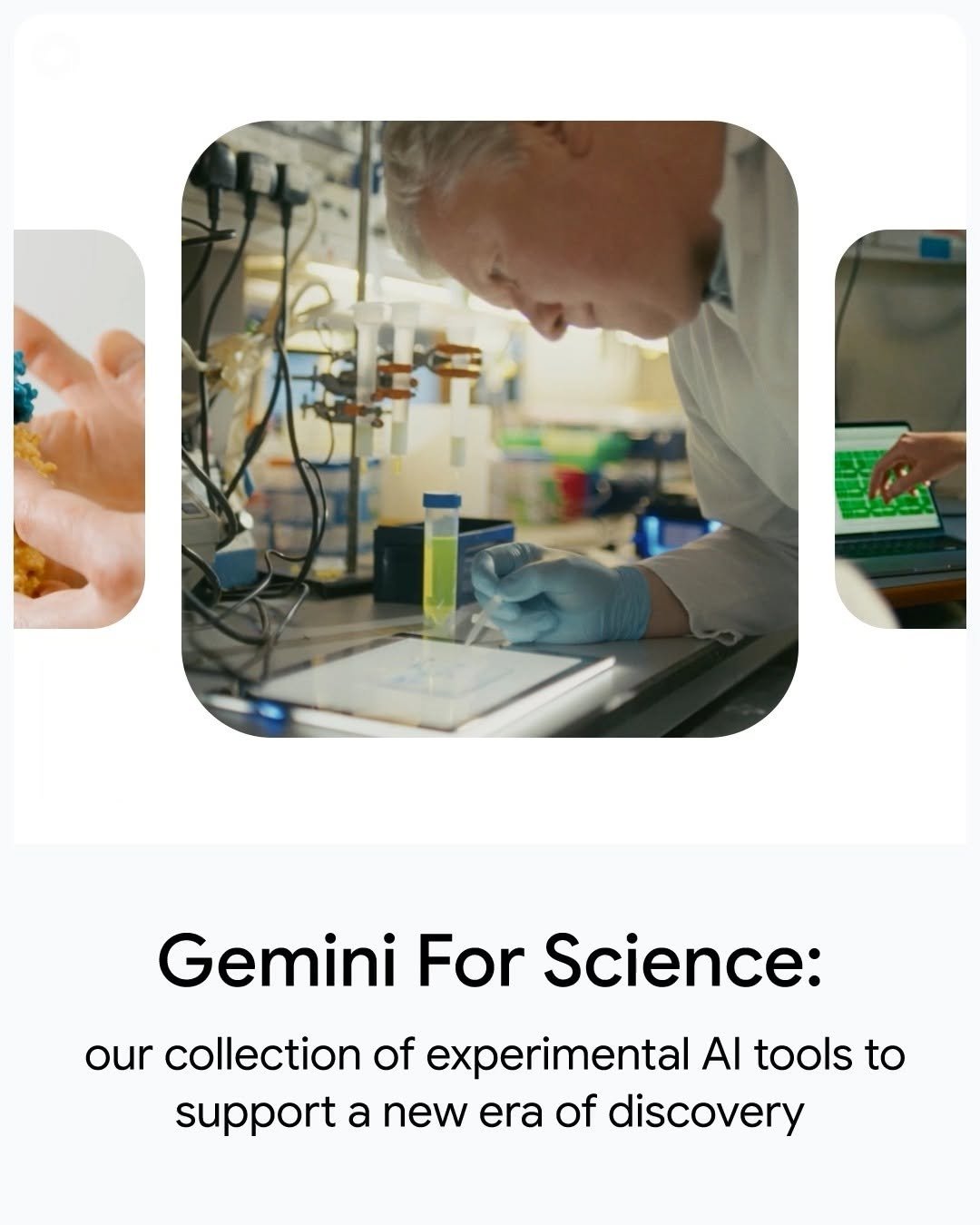 googledeepmind 게시물 이미지: Gemini for Science is here. 🔬

A collection of...