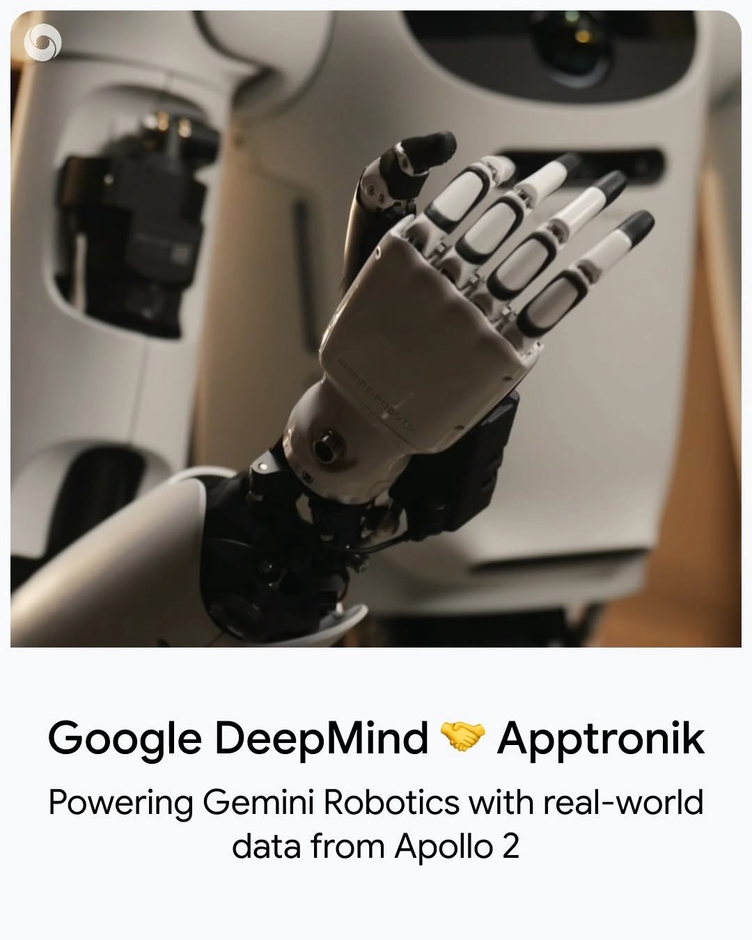 googledeepmind 게시물 이미지: Welcome to Apptronik’s newly expanded Robot...