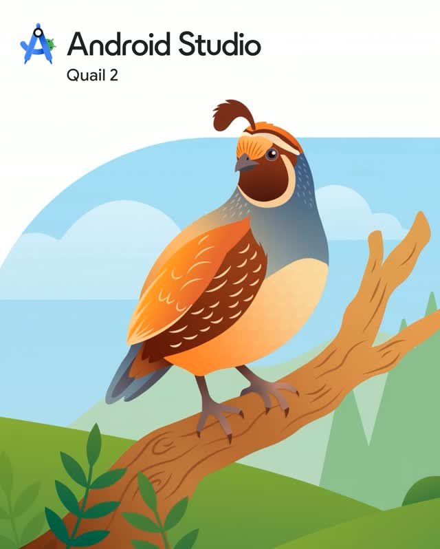 googlefordevs 게시물 이미지: Android Studio Quail 2 is officially STABLE...
